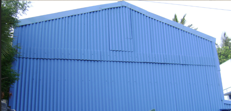 PEB Structure Side View